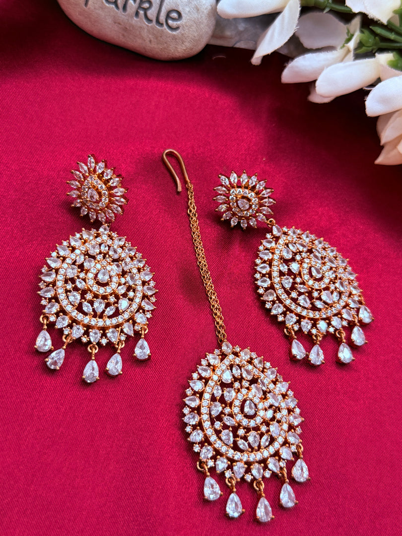 AD RoseGold Tikka set