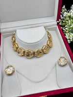 Load image into Gallery viewer, Designer kundan Choker With Earrings
