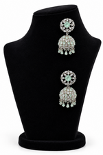 Load image into Gallery viewer, Mint Green AD Jhumki