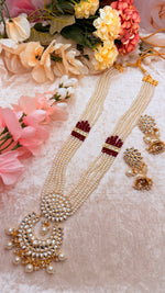 Load image into Gallery viewer, Kundan Mala with jhumka