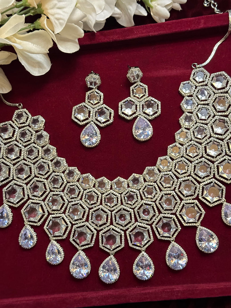Keisha American Diamond Set