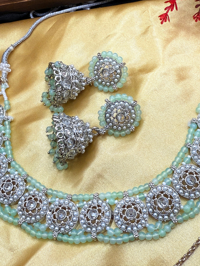 Vidhi Simply Beautiful Polki Choker Set