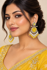 Load image into Gallery viewer, Sanjana Chandbali Earrings