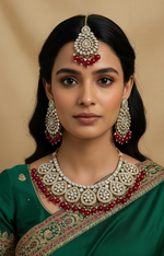 Load image into Gallery viewer, Ahana Mirror Necklace Set