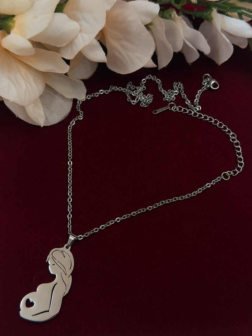Stainless Steel Mothers Day Necklace