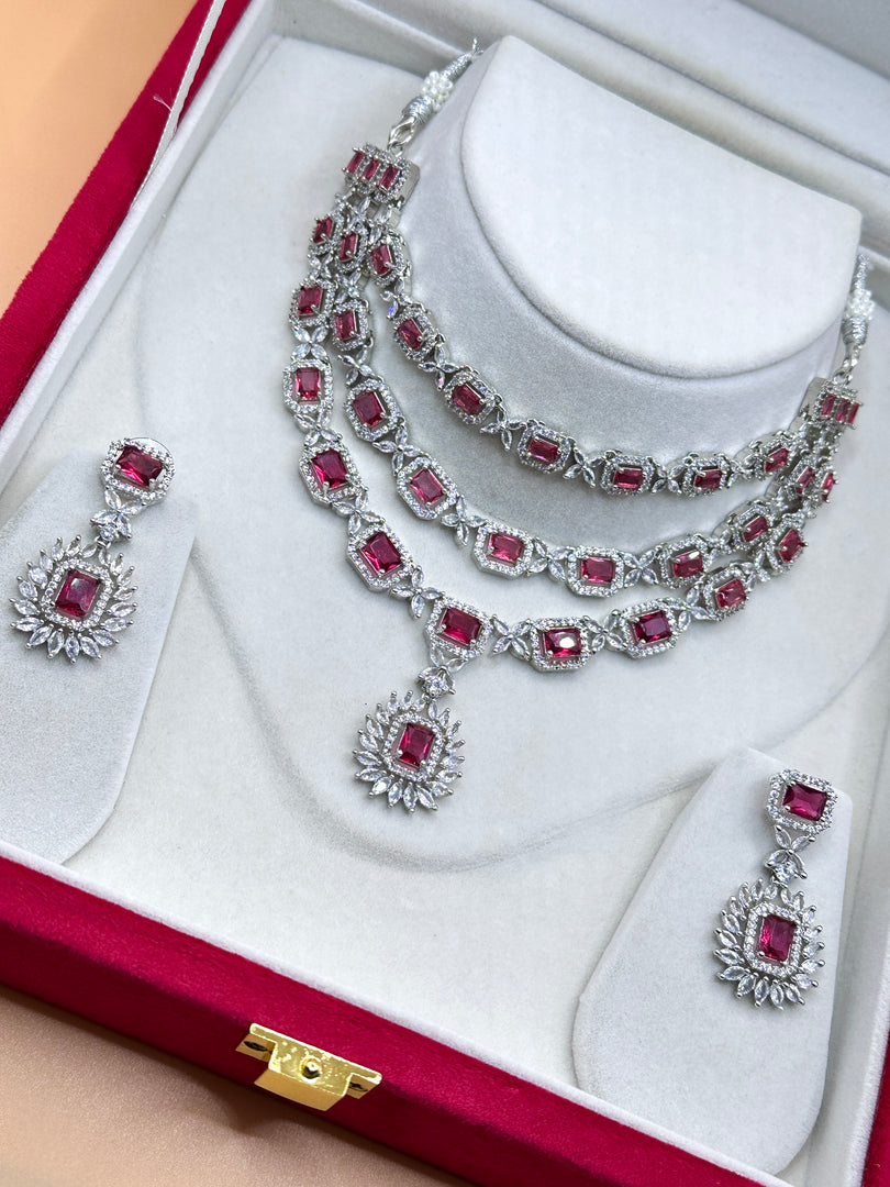 Simrat Ad Necklace Earring Set