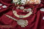 Load image into Gallery viewer, Mirror choker &amp; Tikka earring set