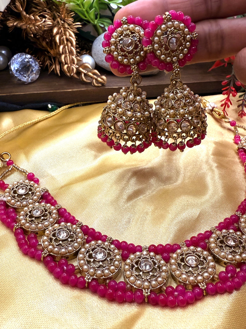 Vidhi Simply Beautiful Polki Choker Set