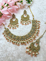 Load image into Gallery viewer, Ishita Polki Indian Choker Set
