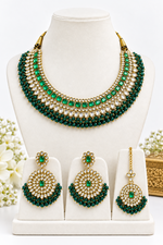 Load image into Gallery viewer, Deepali Kundan Choker Set.