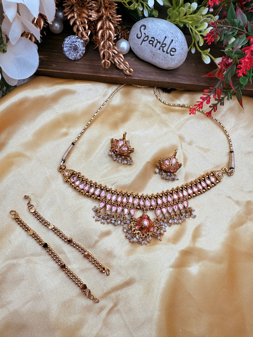 little Girls Indian Necklace