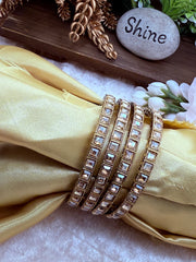 Sana Golden Stone Bangles