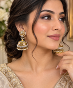 Load image into Gallery viewer, Ankshri golden jhumki