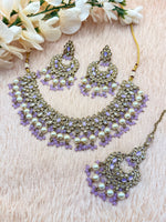 Load image into Gallery viewer, Ishita Polki Indian Choker Set
