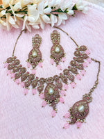 Load image into Gallery viewer, Jannat Polki Indian Necklace Set
