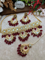 Load image into Gallery viewer, पाकिस ट्रेंडिंग मिरर चोकर सेट
