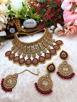 Load image into Gallery viewer, सुंदर पोल्की चोकर सेट 
