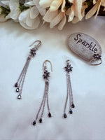 Load image into Gallery viewer, Hanging Ad pendent with Ring earring set