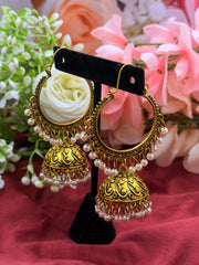 Oxidized Dangly Earrings
