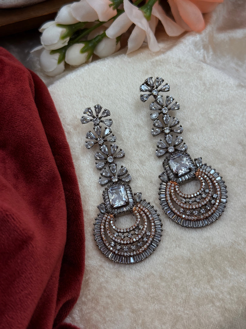 American Diamond Long Earring