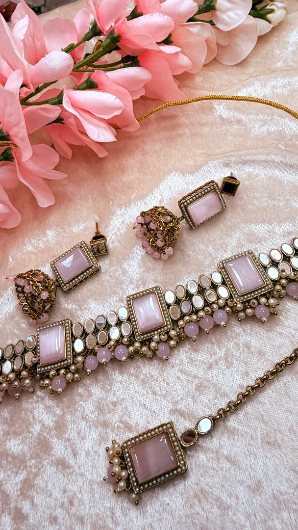 Jana Mirror choker set
