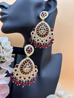 Load image into Gallery viewer, Kundan Light Weight Earrings