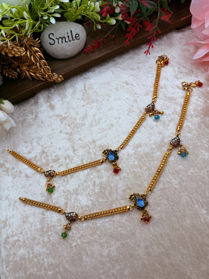 गोल्ड प्लेटेड पायल