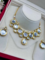 Load image into Gallery viewer, Savitri Kundan Meenakari Choker Set
