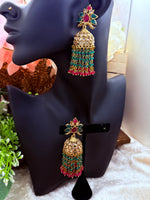 Load image into Gallery viewer, Noora Polki Jhumki