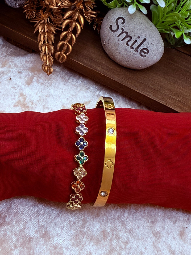 High quality Stainless Steel clover 🍀  Bracelets (Anti Tarnish)