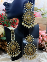 Load image into Gallery viewer, Samira Golden Big Tikka set