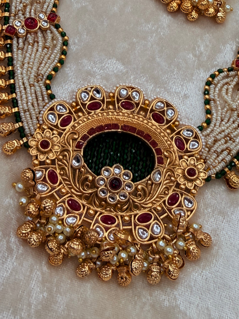 Rajwadi Rajkumari  Necklace (Mala)