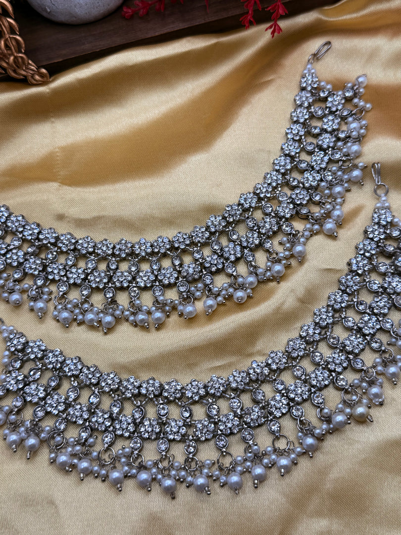 पारंपरिक दुल्हन चांदी की पायल