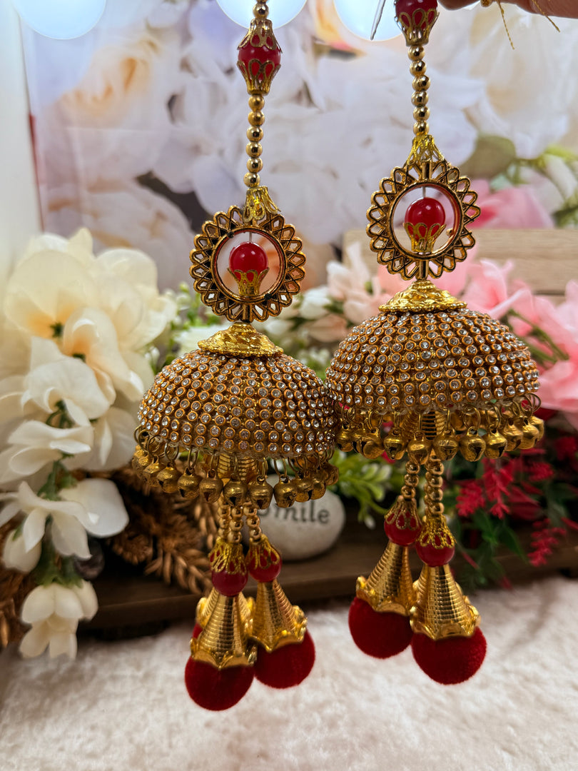 दुल्हन के लिए लाल रंग की कलीरे