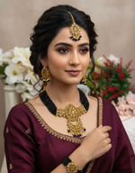 Load image into Gallery viewer, अर्शी क्रिस्टल मोती भारतीय चोकर सेट