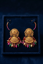 Load image into Gallery viewer, Multicolor Oversized Jhumki Earring