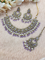 Load image into Gallery viewer, Ishita Polki Indian Choker Set
