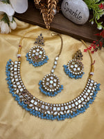 Load image into Gallery viewer, Kanchan Mirrror Necklace Set

