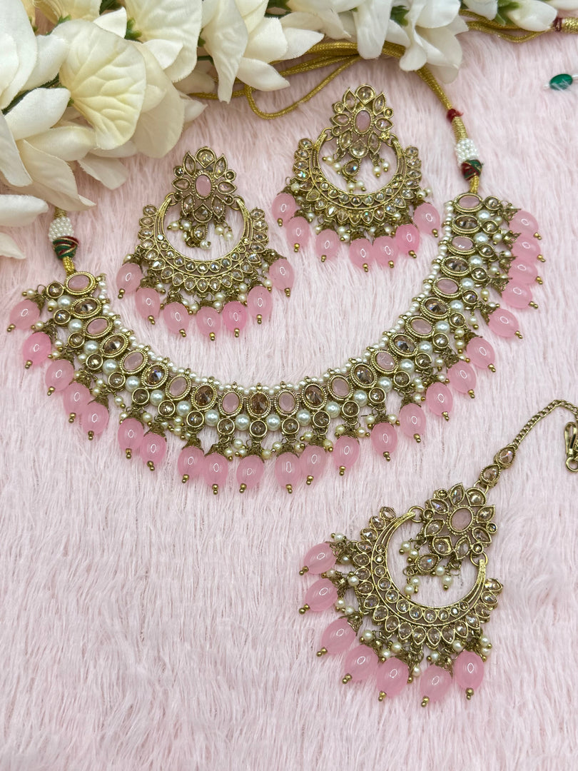 Karuna Polki Choker Set