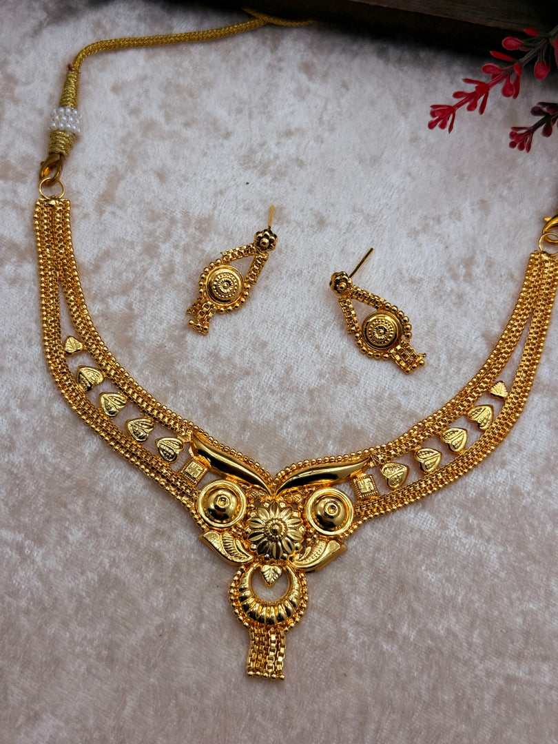 Farida Golden Necklace Sets