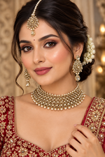 Load image into Gallery viewer, Samira antique Gold Choker set