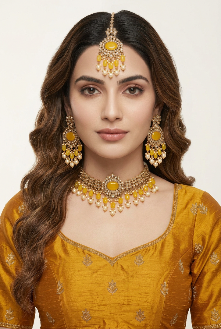 Monalisa Rani Royal Polki Choker Set
