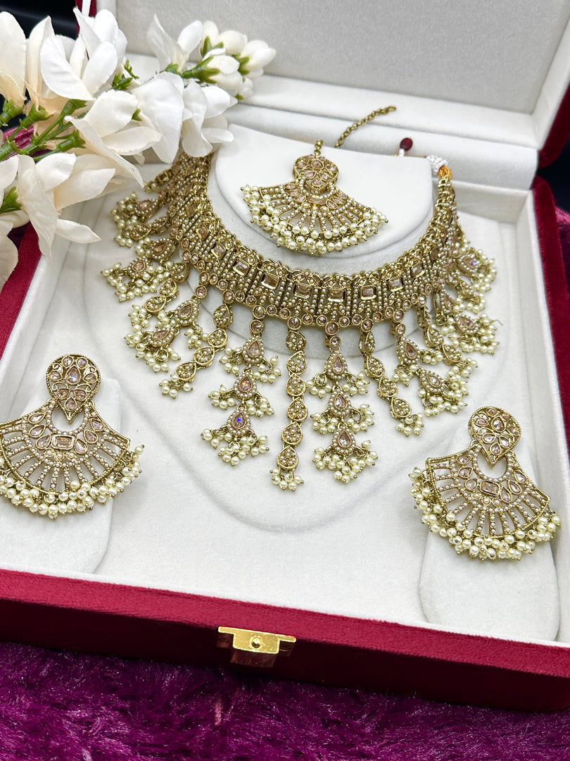 Shama Polki Choker set