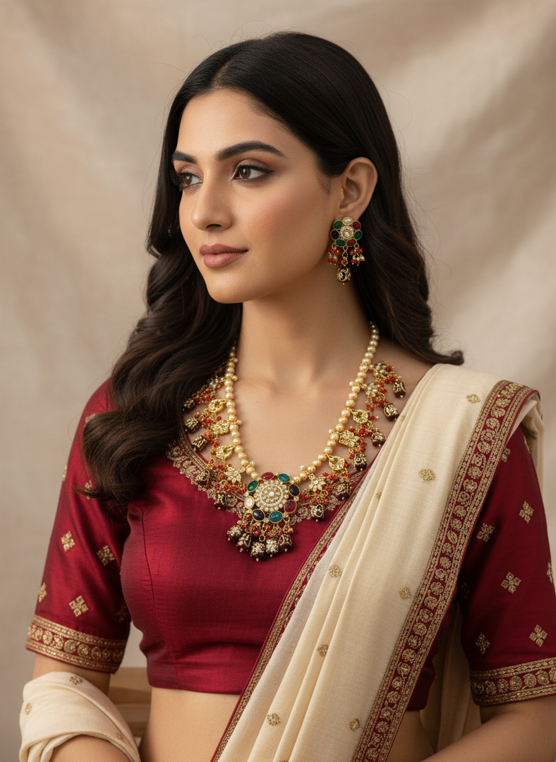 नवरतन मोती कुन्दन माला