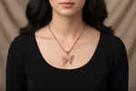 Load image into Gallery viewer, Butterfly Rhinestone Chain with Pendant