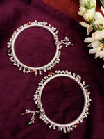 Load image into Gallery viewer, Antique silver Charm Anklet
