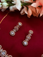 Load image into Gallery viewer, American Diamond Necklace Set