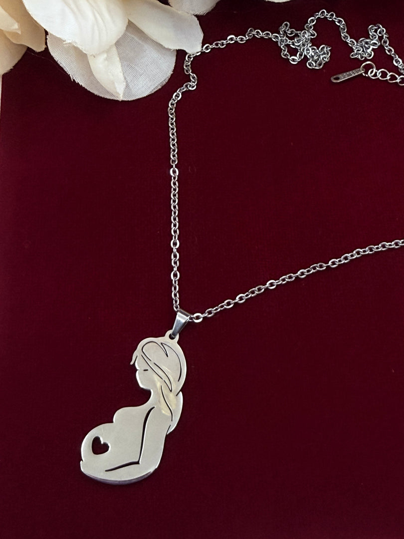 Stainless Steel Mothers Day Necklace