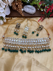 Shamiksha Mirror Choker Set