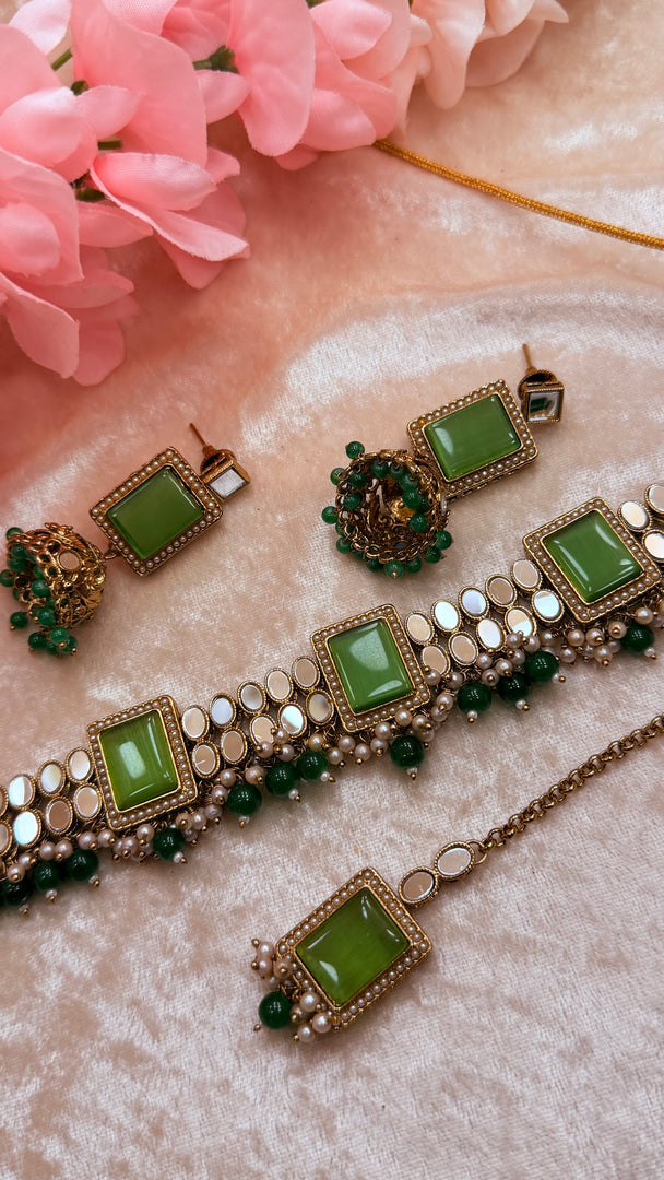 Jana Mirror choker set